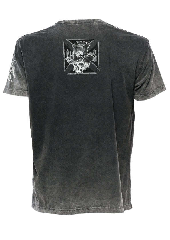 West Coast Choppers - SOMENTE DINHEIRO CAMISETA - Preto/cinza