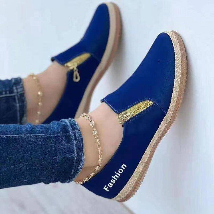 [Compre um e ganhe outro] Primavera e outono europeu e americano plataforma de cor sólida sapatos de lona de corda de cânhamo macio para mulheres