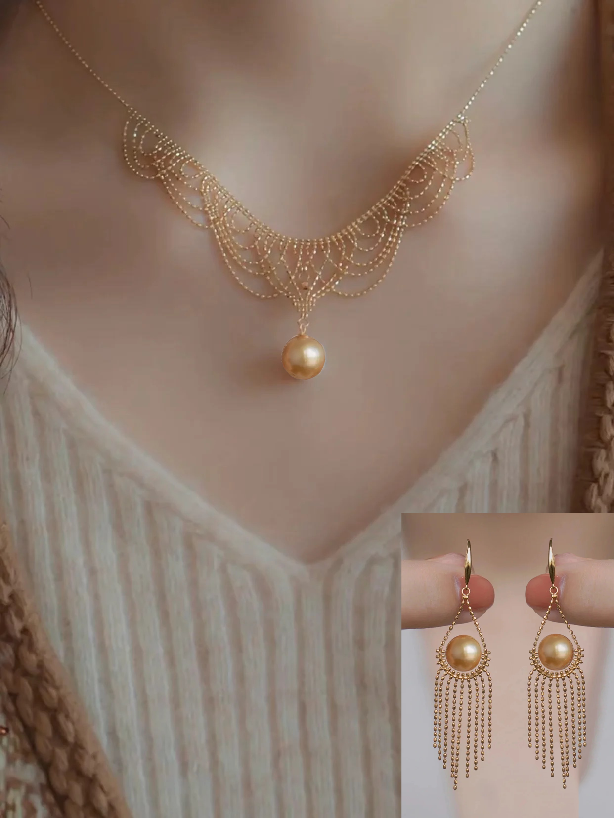 Colar Amélia | Banhado a ouro 24k