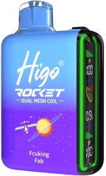 HIGO Rocket 20,000-puff refillable disposable vapes