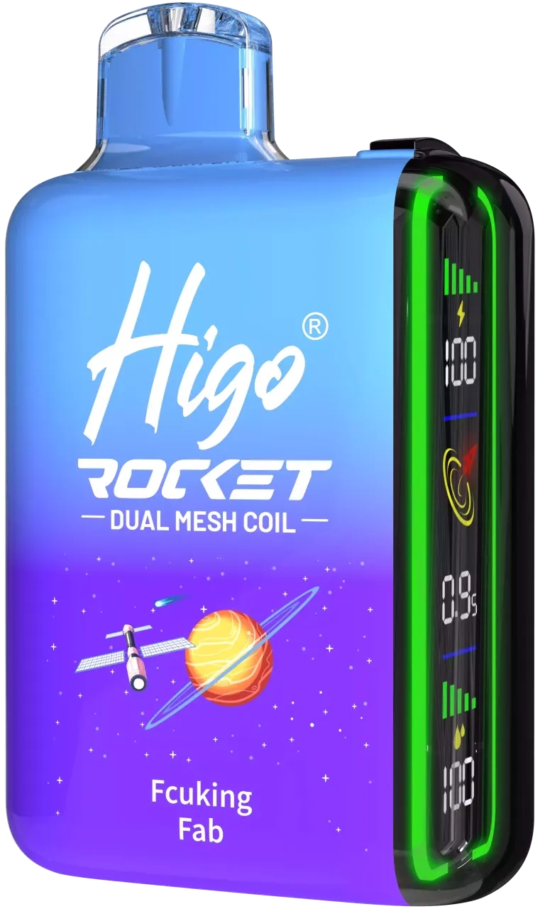 HIGO Rocket 20,000-puff refillable disposable vapes