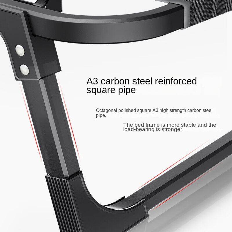 Explosive Models Durable Lightweight Foldable Triple Folding Bed Lounge Chair for Outdoor Park and Beach