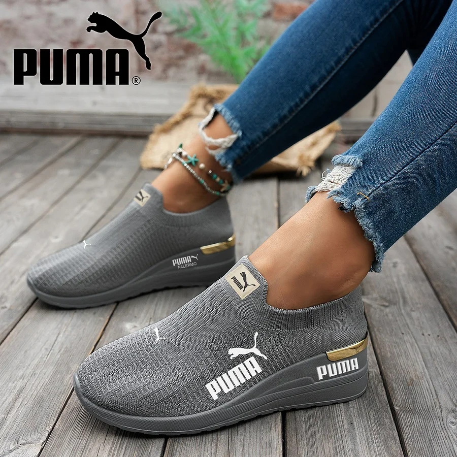 Damskie oddychające buty z siateczki - elastyczna podeszwa