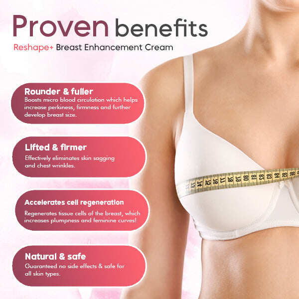 Reshape+ creme para aumentar os seios