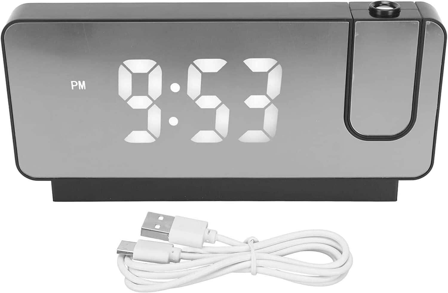 ADDORIS™ Relógio despertador com projecção espelhada