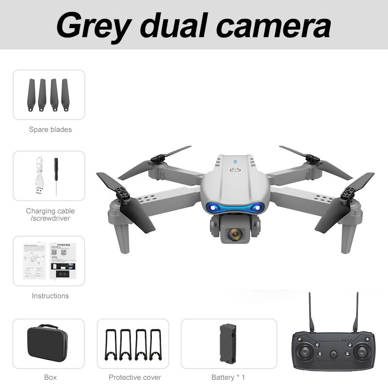 Drone GPS com câmara para adultos Drone 4K Motor sem escovas Retorno automático Transmissão WiFi 5G Controlo remoto FPV dobrável Quadcopter Conjunto de altura do drone Siga-me Mala de voo de 36 minutos