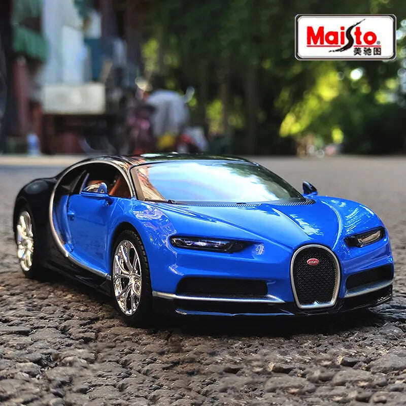 Храна 1:24 Bugatti Chiron Divo Supercar Diecast Модел