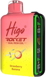 HIGO Rocket 20,000-puff refillable disposable vapes