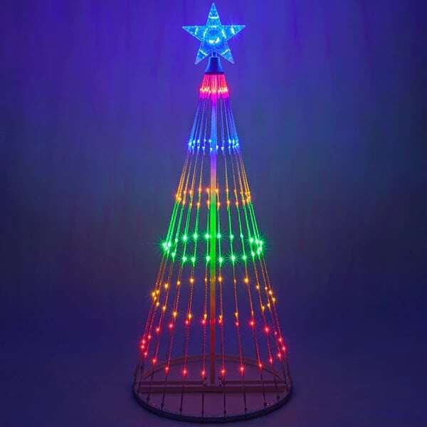 Show de luzes animado LED multicolorido para exterior(Pagamento no ato da entrega)