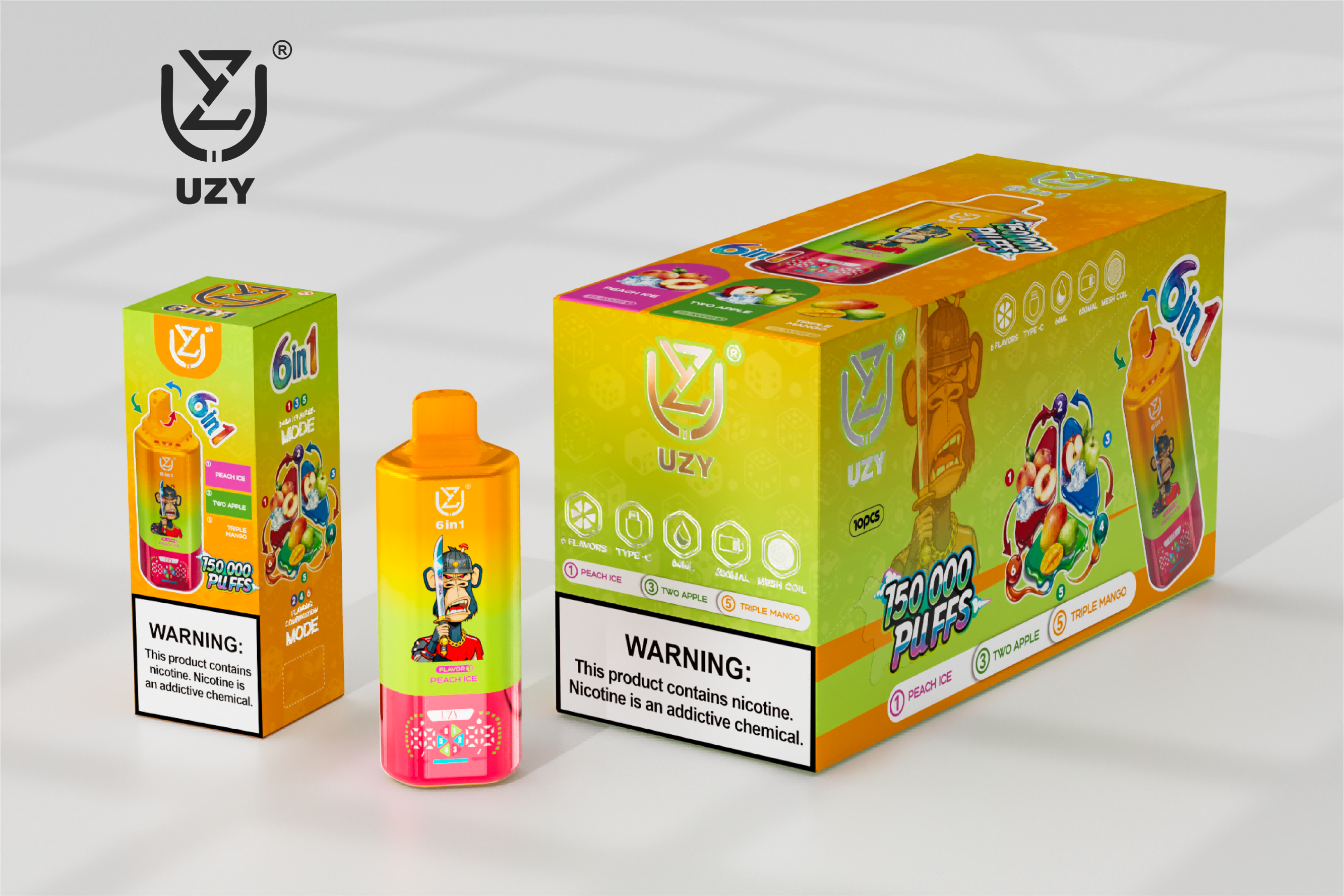UZY 6 in 1 150000 Puffs9