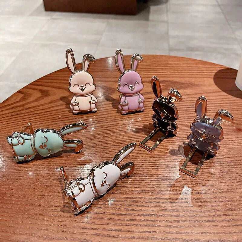 Venda imperdível suporte dobrável para celular coelho frete grátis