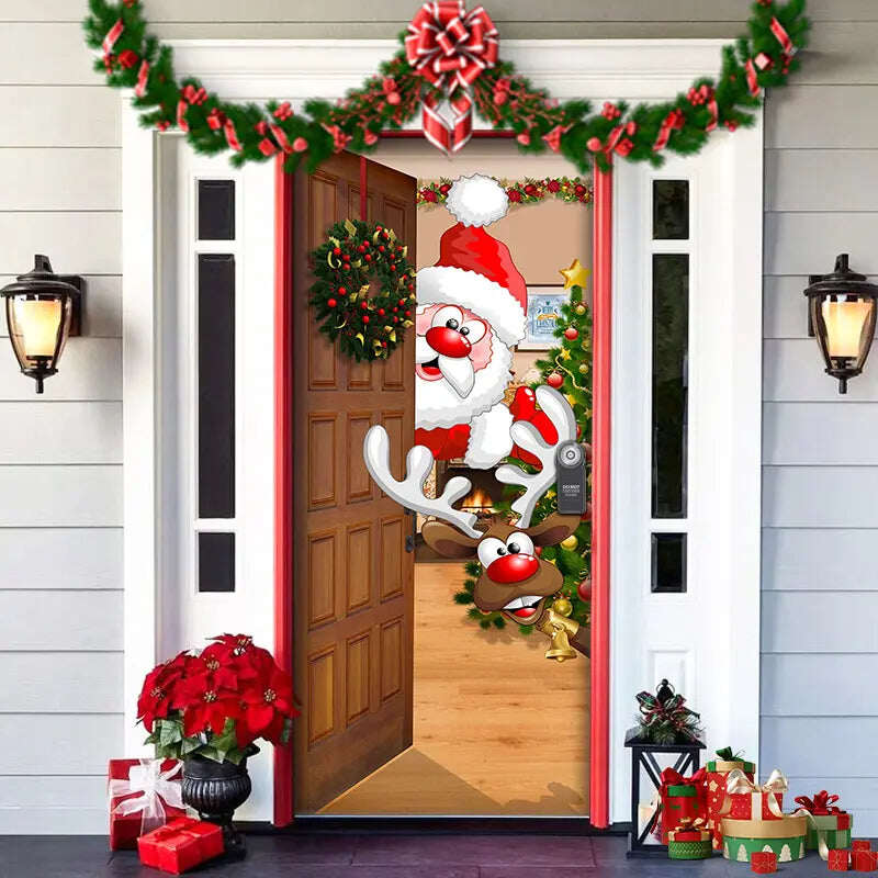 🔥2024 Novas cortinas decorativas de Natal