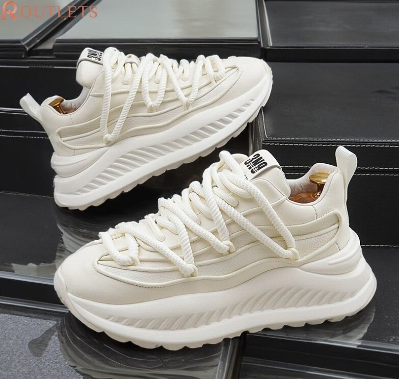 2024 novos calçados esportivos casuais com sola grossa