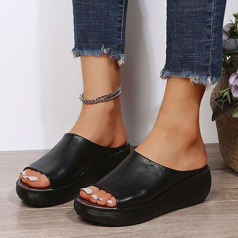 🔥 Promoção de último dia com 50% OFF - sandálias ortopédicas femininas de couro