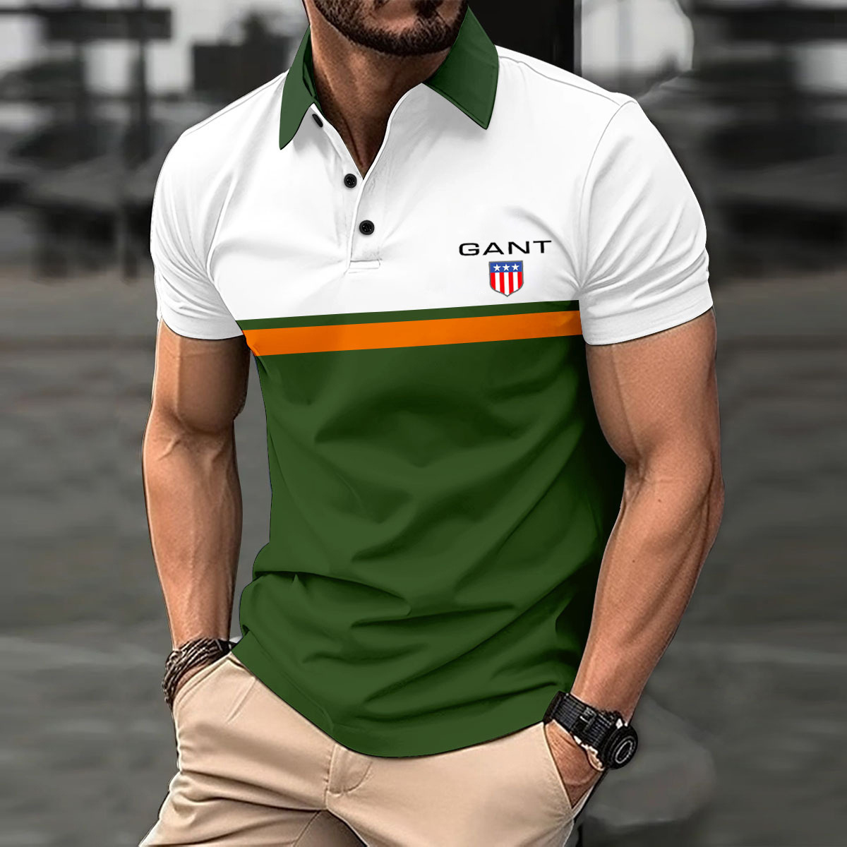 GANT® Męska sportowa koszulka polo