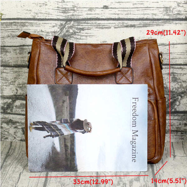 Bolsas, bolsas, bolsas de ombro em couro artificial