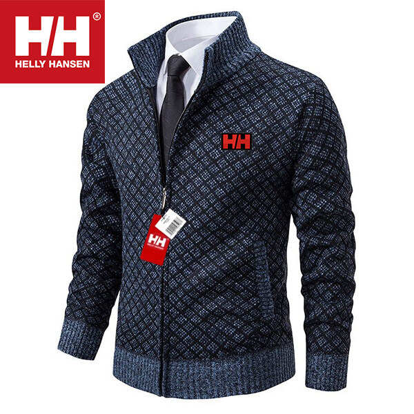 Férfi alkalmi pulóver 🐑 Helly-Hansen®, gyapjú