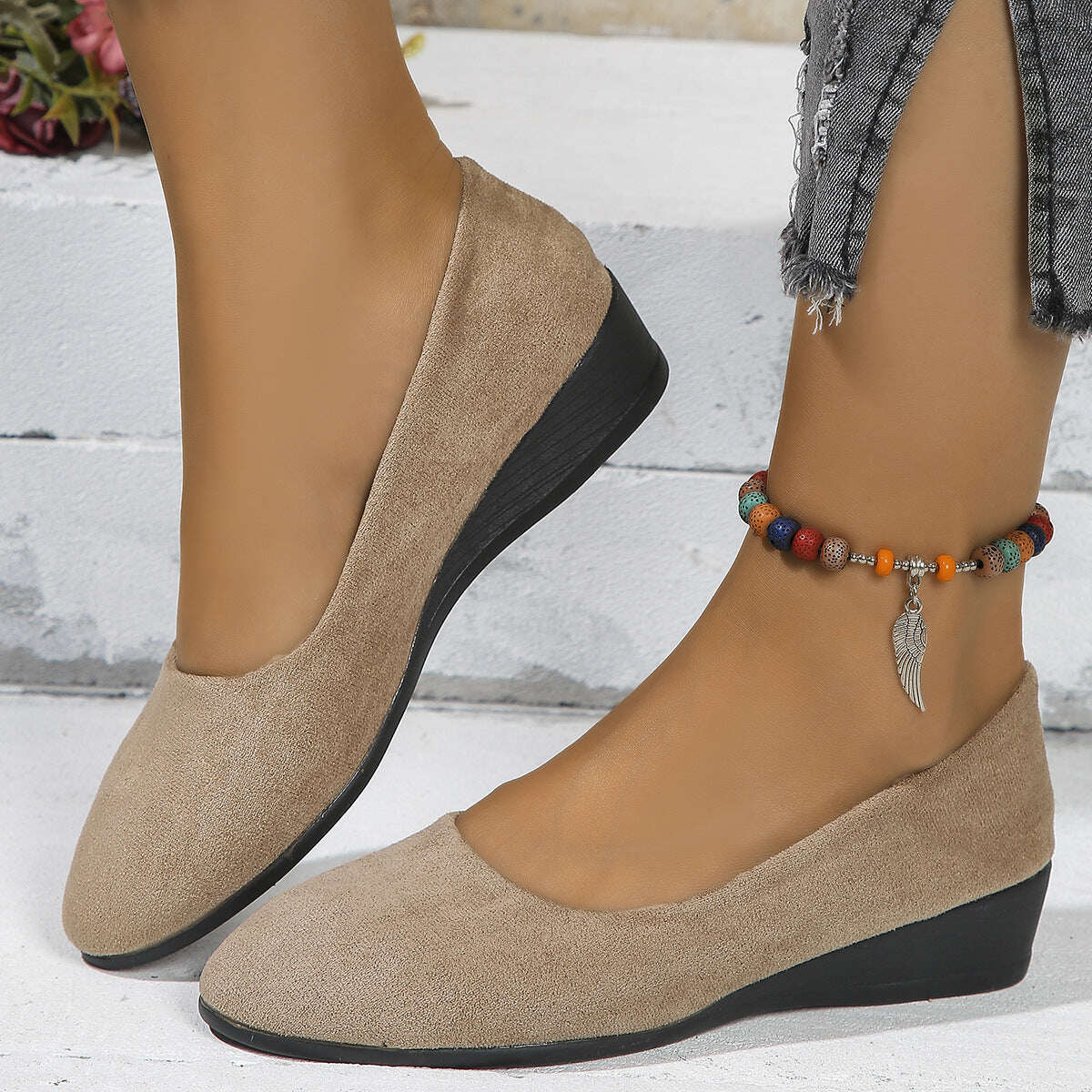 🔥Último dia de liquidação 60% DE DESCONTO 🔥 Sapatos baixos ortopédicos confortáveis, leves, antiderrapantes e respiráveis ​​para mulheres