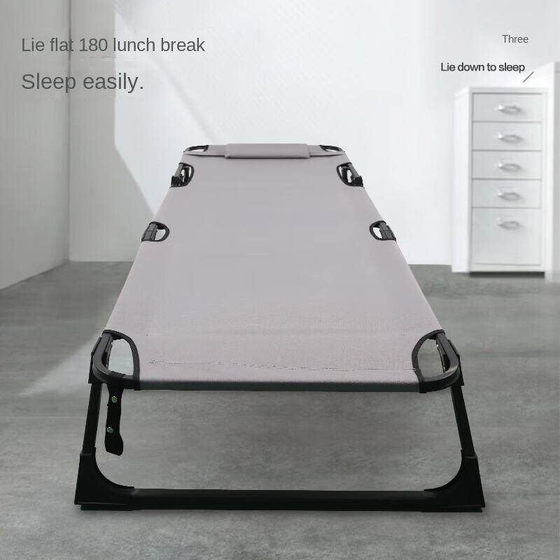 Explosive Models Durable Lightweight Foldable Triple Folding Bed Lounge Chair for Outdoor Park and Beach