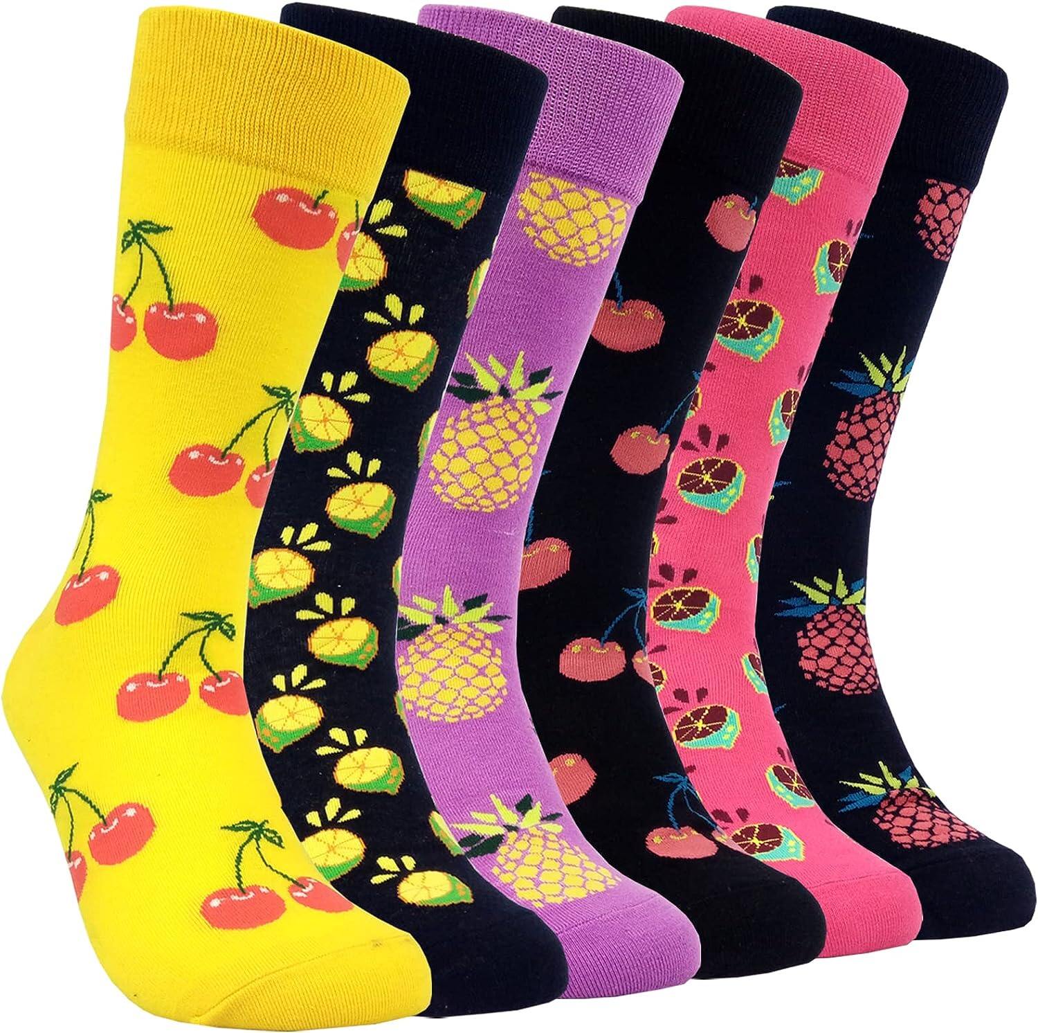 Meias coloridas divertidas