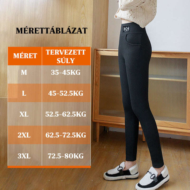 🔥Calças térmicas de caxemira skinny femininas da moda