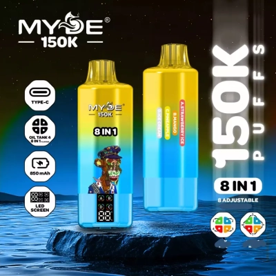 MYDE 8IN1 150000 Puffs 8-in-1 Rechargeable Disposable Vape