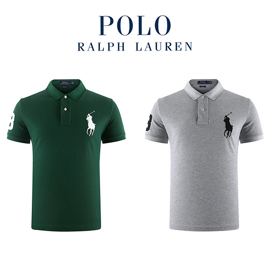 Camisas polo masculinas Ralph Lauren®, pacote com 2