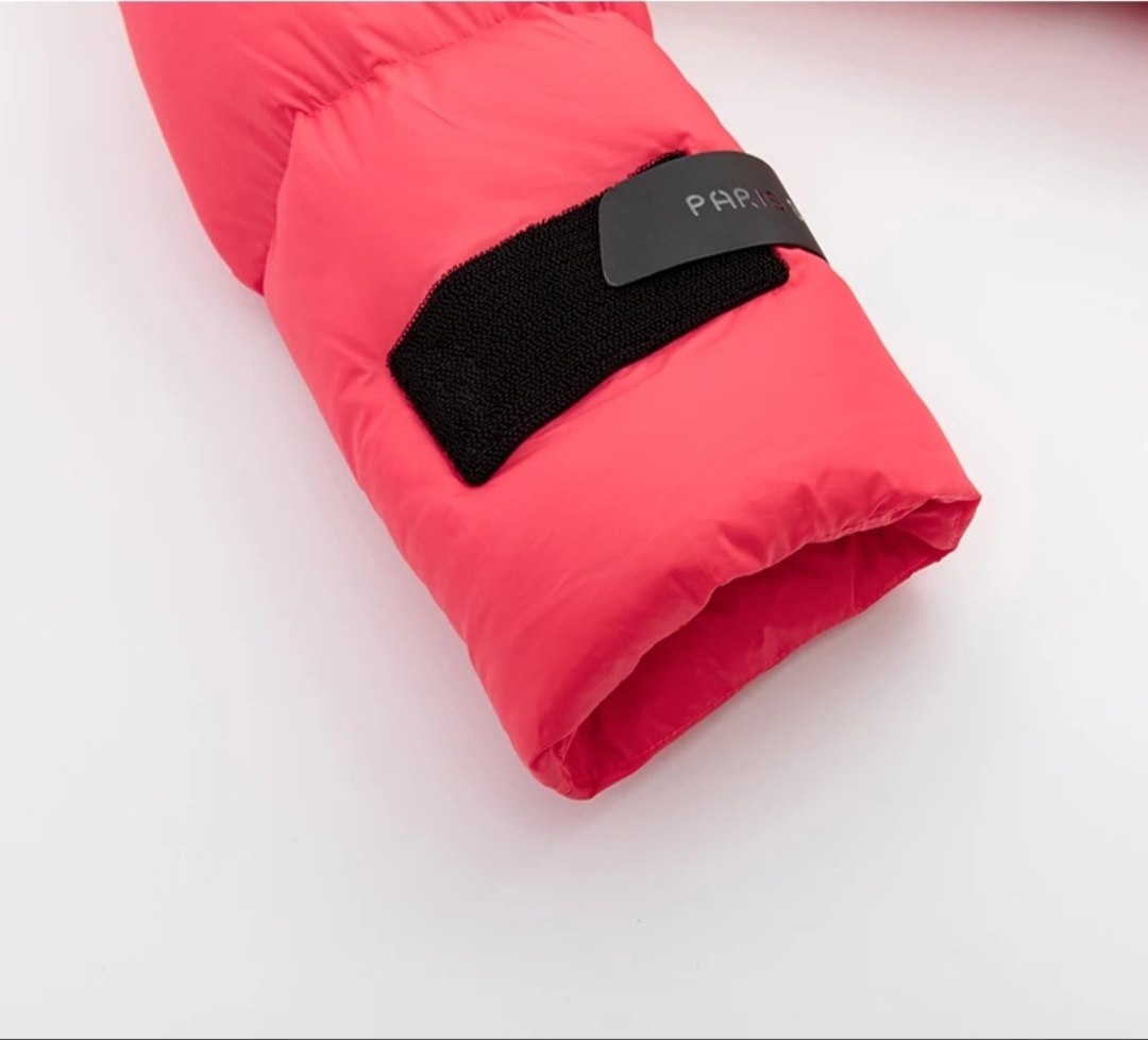 Black & Pink Down Jacket