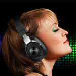 AH02 Hybrid ANC Noise Cancelling Headphones, HiFi Headphones for music.