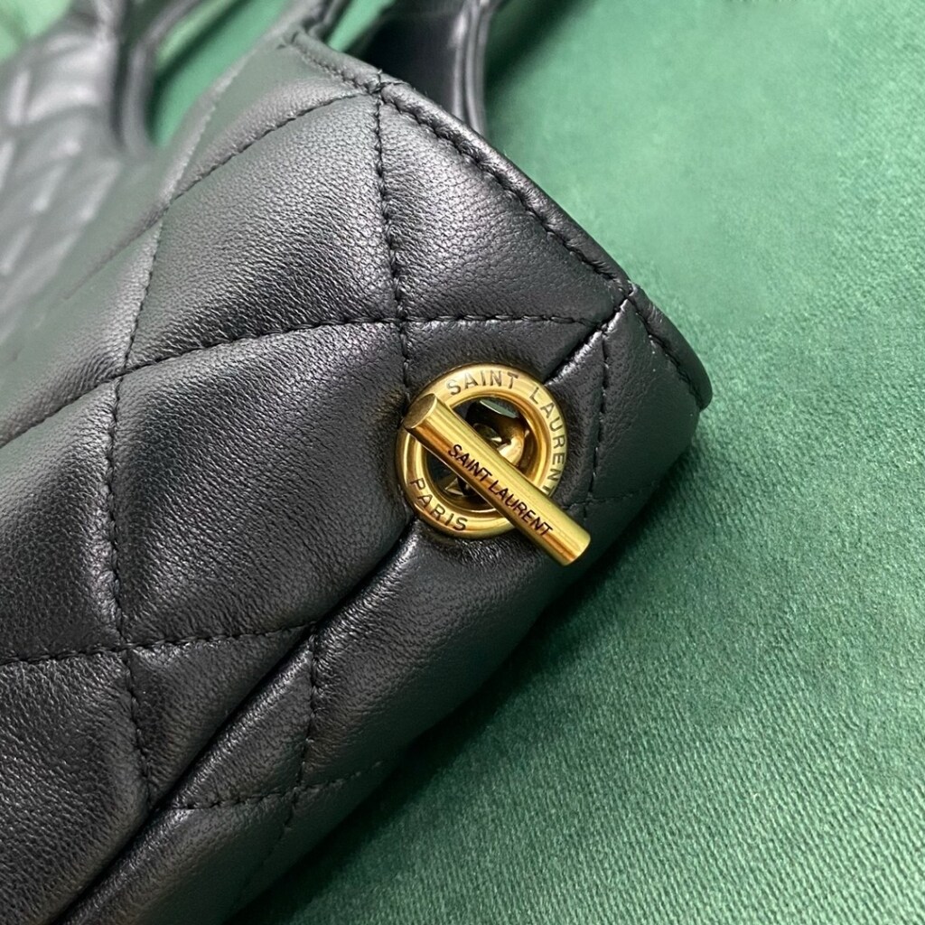 Bolsa tote de pele de carneiro YSL icare