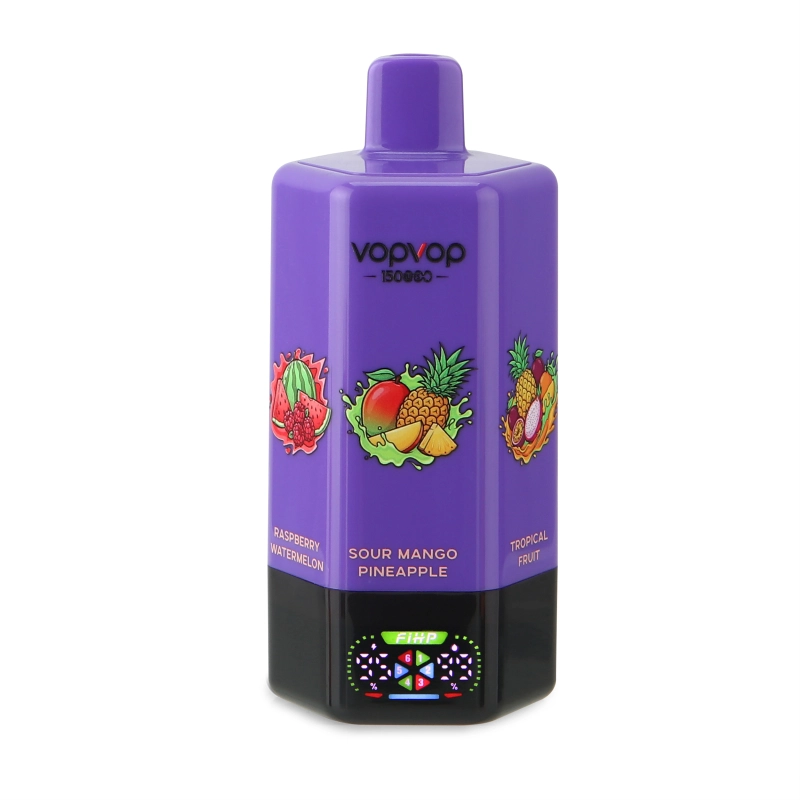 VOPVOP Strawberry Banana & Double Apple & Raspberry Watermelon & Sour Mango Pineapple & Tropical Fruit & Lemon Peach