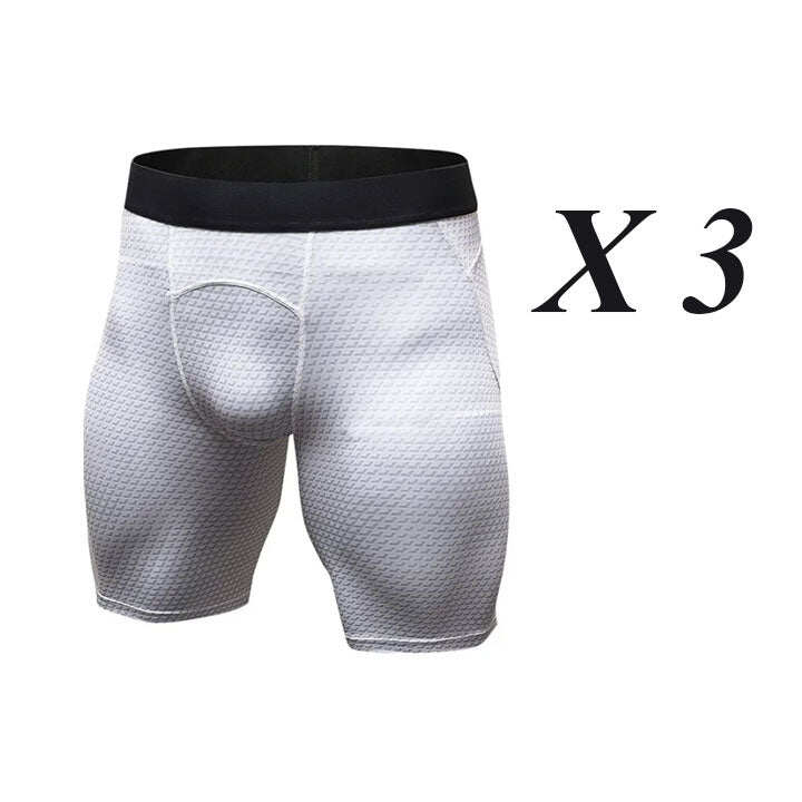Shorts de compressão para terapia de campo de energia GFOUK™ IONIC para homens