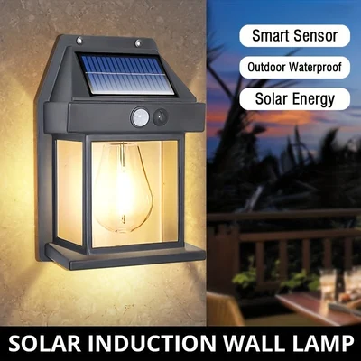 🔥Nowa lampa ścienna solarna z wolframu na rok 2025 do użytku na zewnątrz🔥