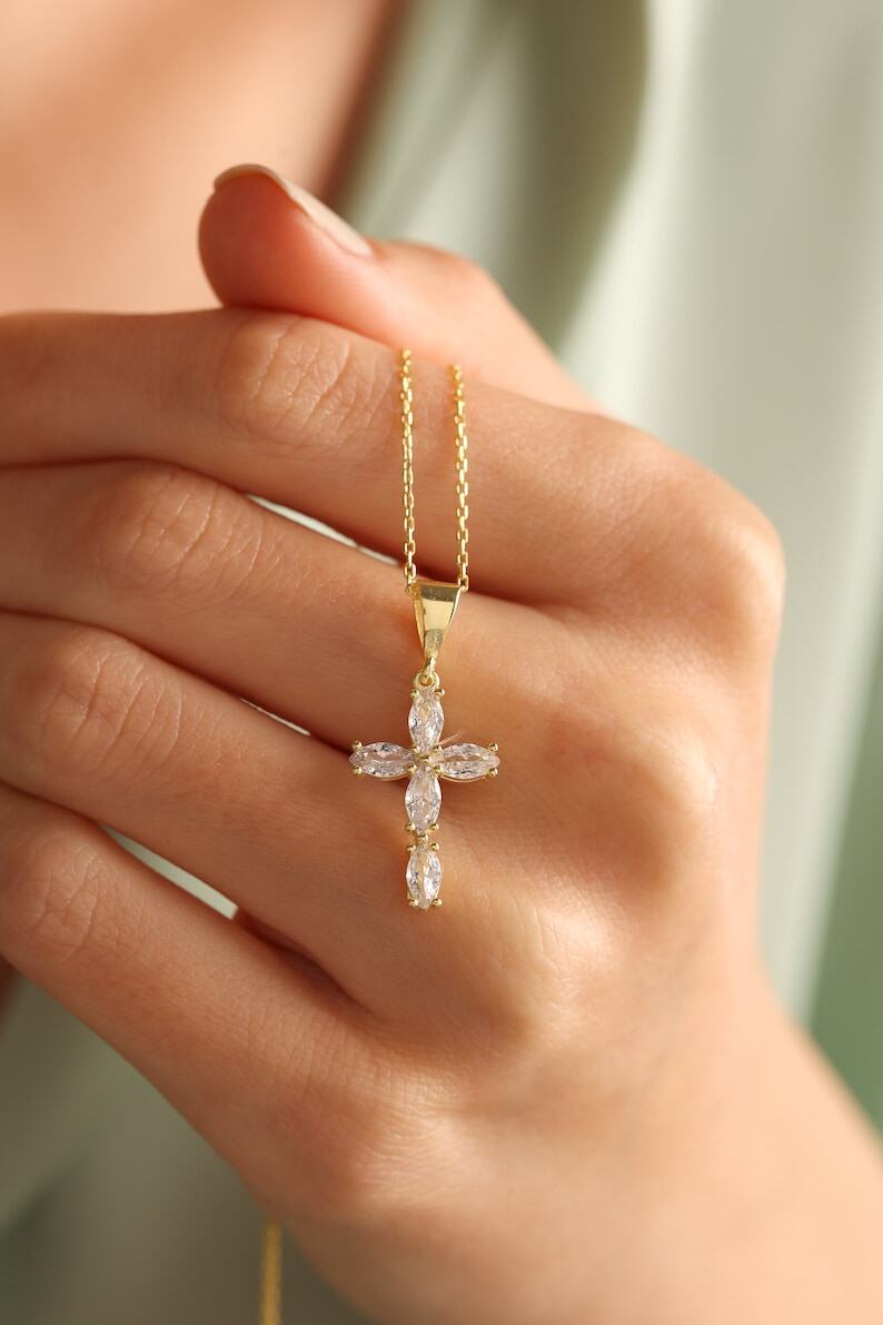 Sterling Silver Cross Necklace