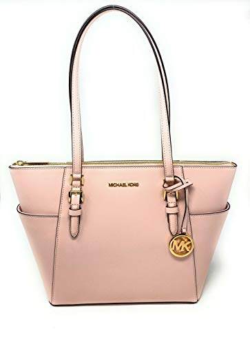 Michael Kors Charlotte Bolsa grande com zíper superior