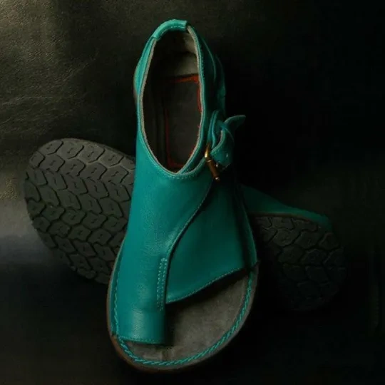 SANDÁLIAS FEMININAS DE COURO SOVY