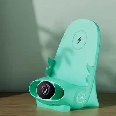 🤩Wielofunkcyjny uchwyt na telefon z szybką ładowarką bezprzewodową do mini fotela⚡️