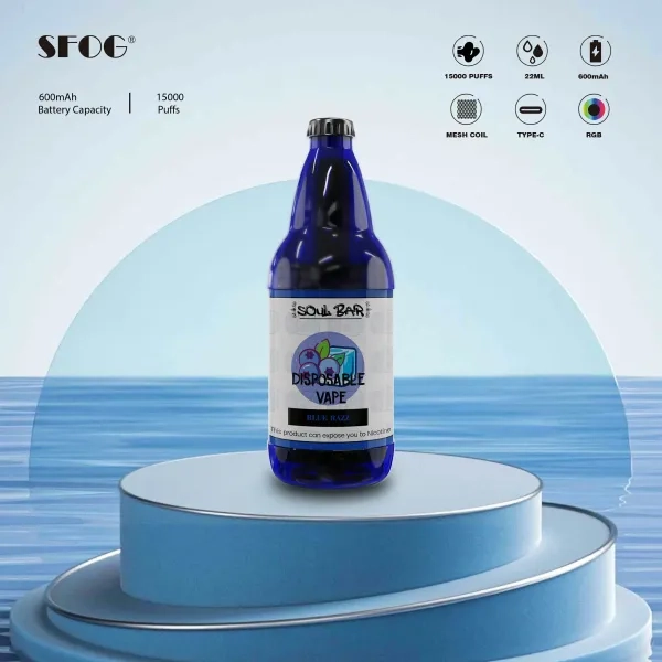 Sfog soul bar 15000 puffs újratölthető tömeges vásárlás eldobható vape nagykereskedelmi