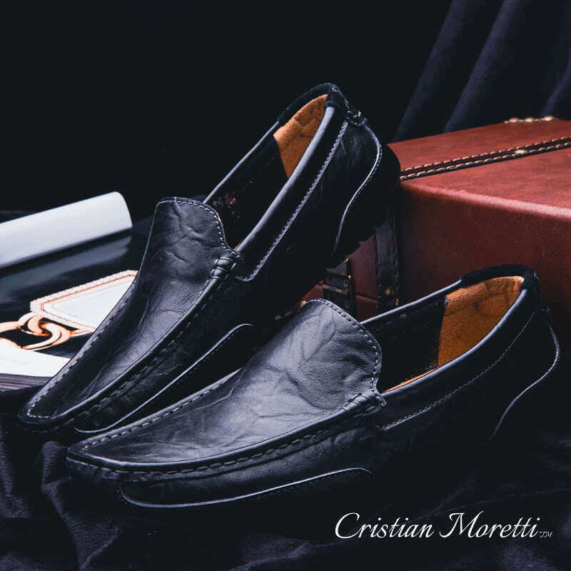 Roberto™ Mocassins de couro