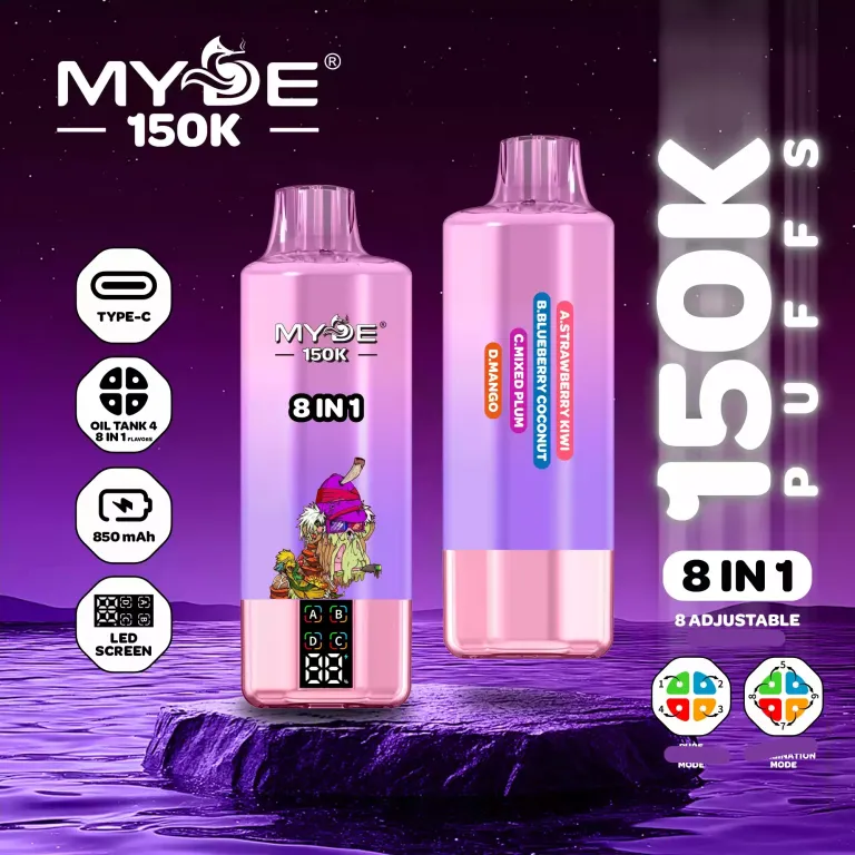MYDE 8IN1 150000 Puffs Vape