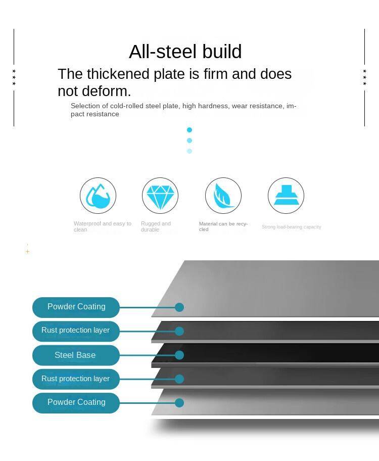 2025 Cheap Price 450*500*2000mm Built in Drawer Rust Resistant and Durable Lockable Metal Wardrobe