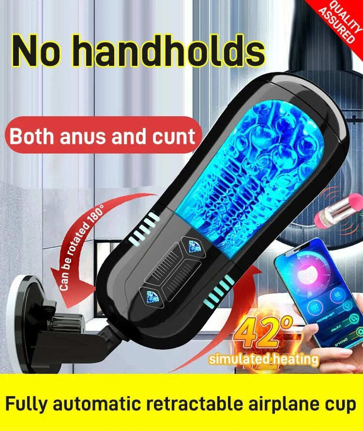 [Entrega discreta] Copo de relaxamento retrátil totalmente automático e com as mãos livres