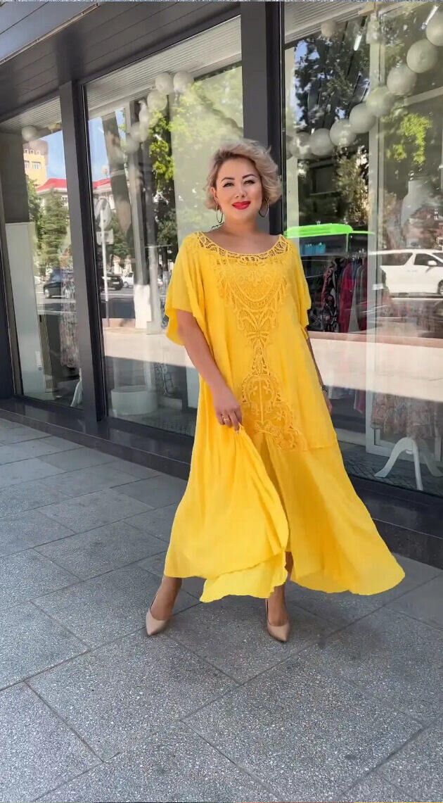 🤩💃[S-5XL] 2024 Novo vestido feminino solto plus size🤩💃