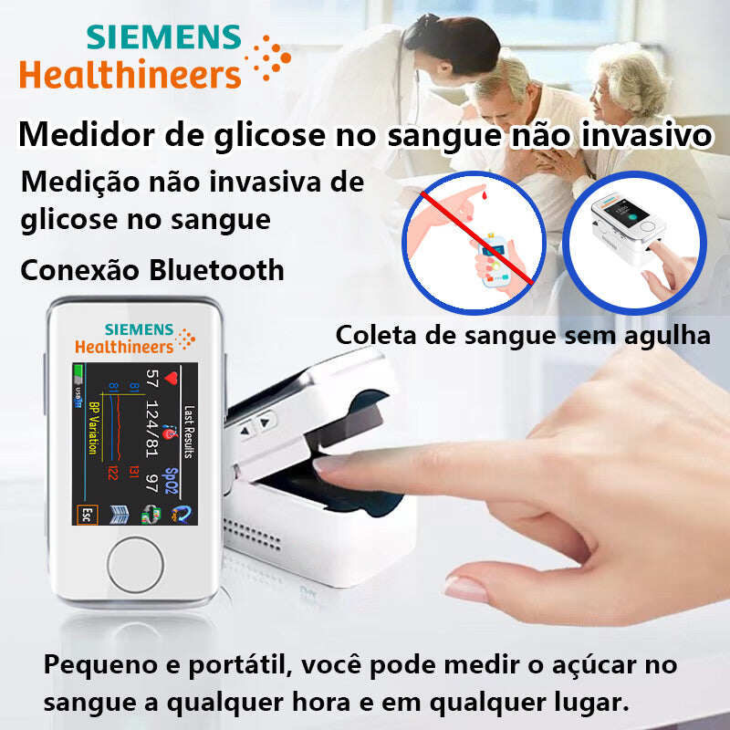 Medidor multifuncional não invasivo de glicose no sangue Siemens