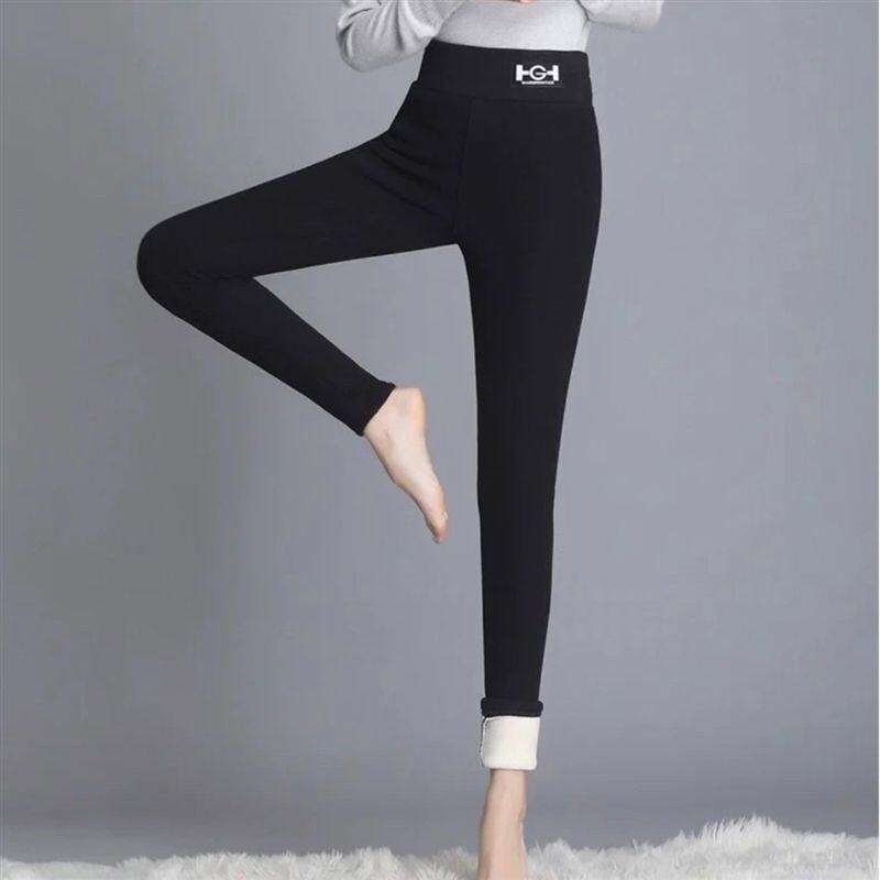 🔥Calças térmicas de caxemira skinny femininas da moda