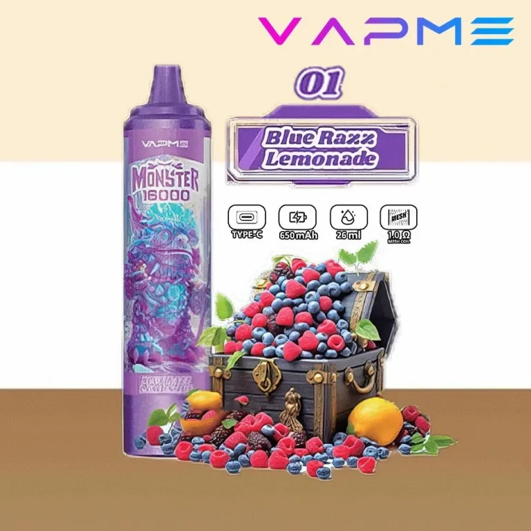 VAPME Monster 16000 Puffs Disposable Vape