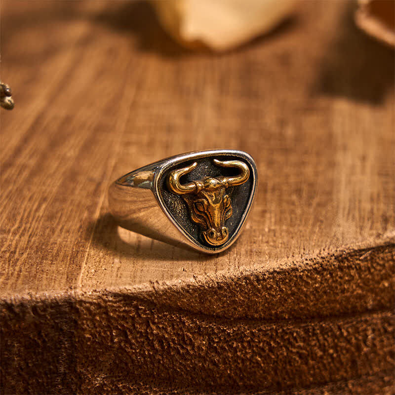 Комплект катарама за колан със скрит елен, дълъг рог, висулка, пръстен с бик