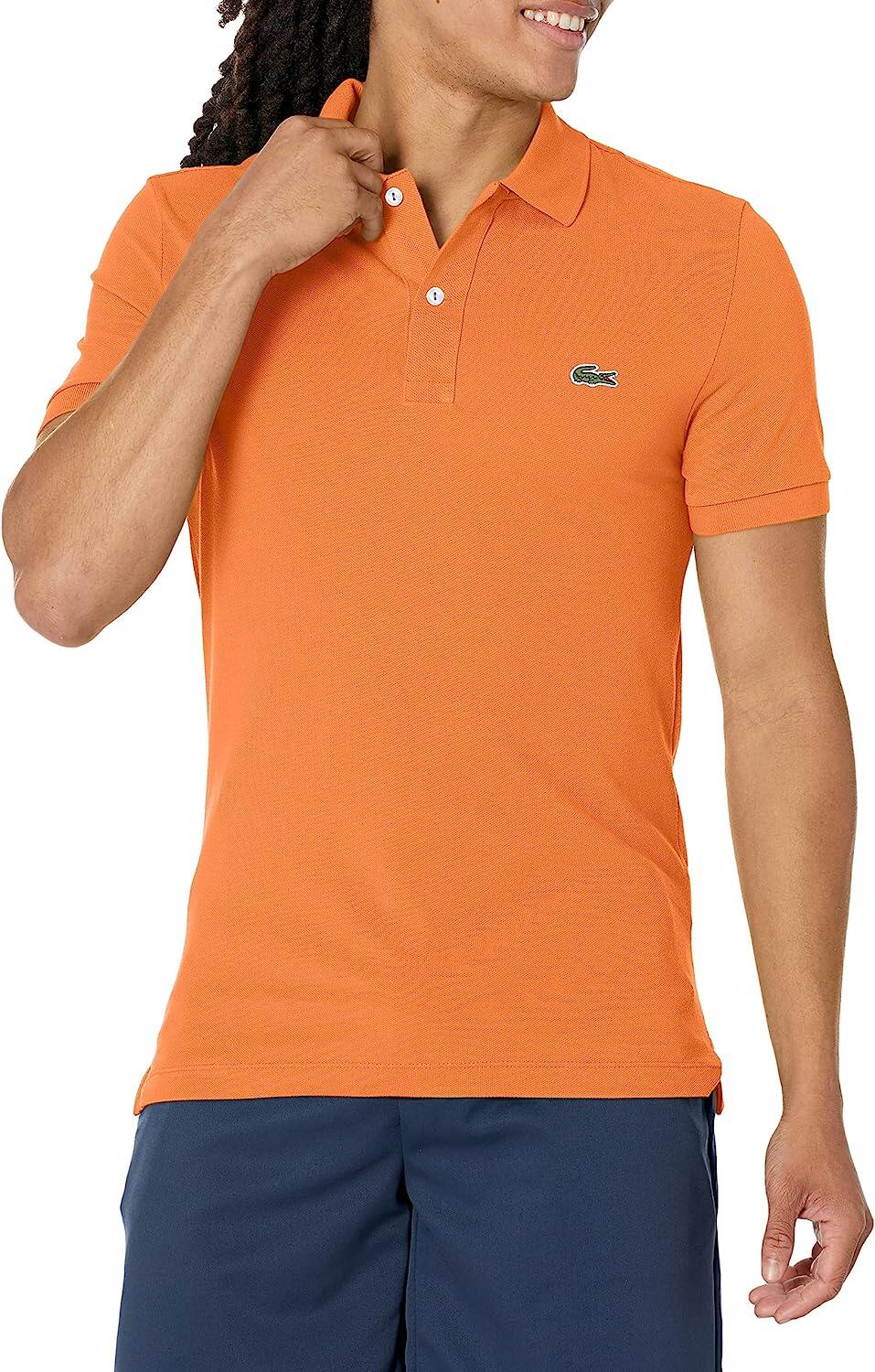 CAMISA POLO MASCULINA LACOSTE CLASSIC PIQUE SLIM FIT MANGA CURTA
