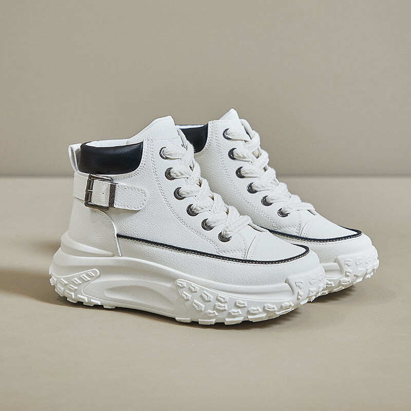 2023 novos tênis retrô com sola grossa para mulheres