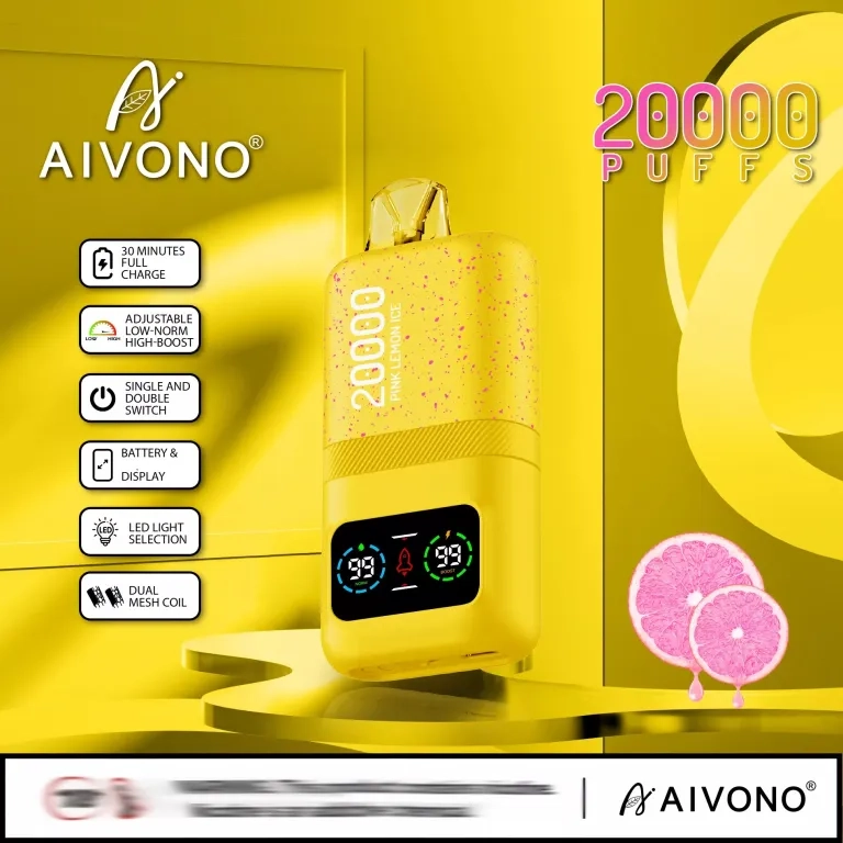 AIVONO 20000 Puffs Dual Mesh Rechargeable Disposable Vapes Strawberry watermelon